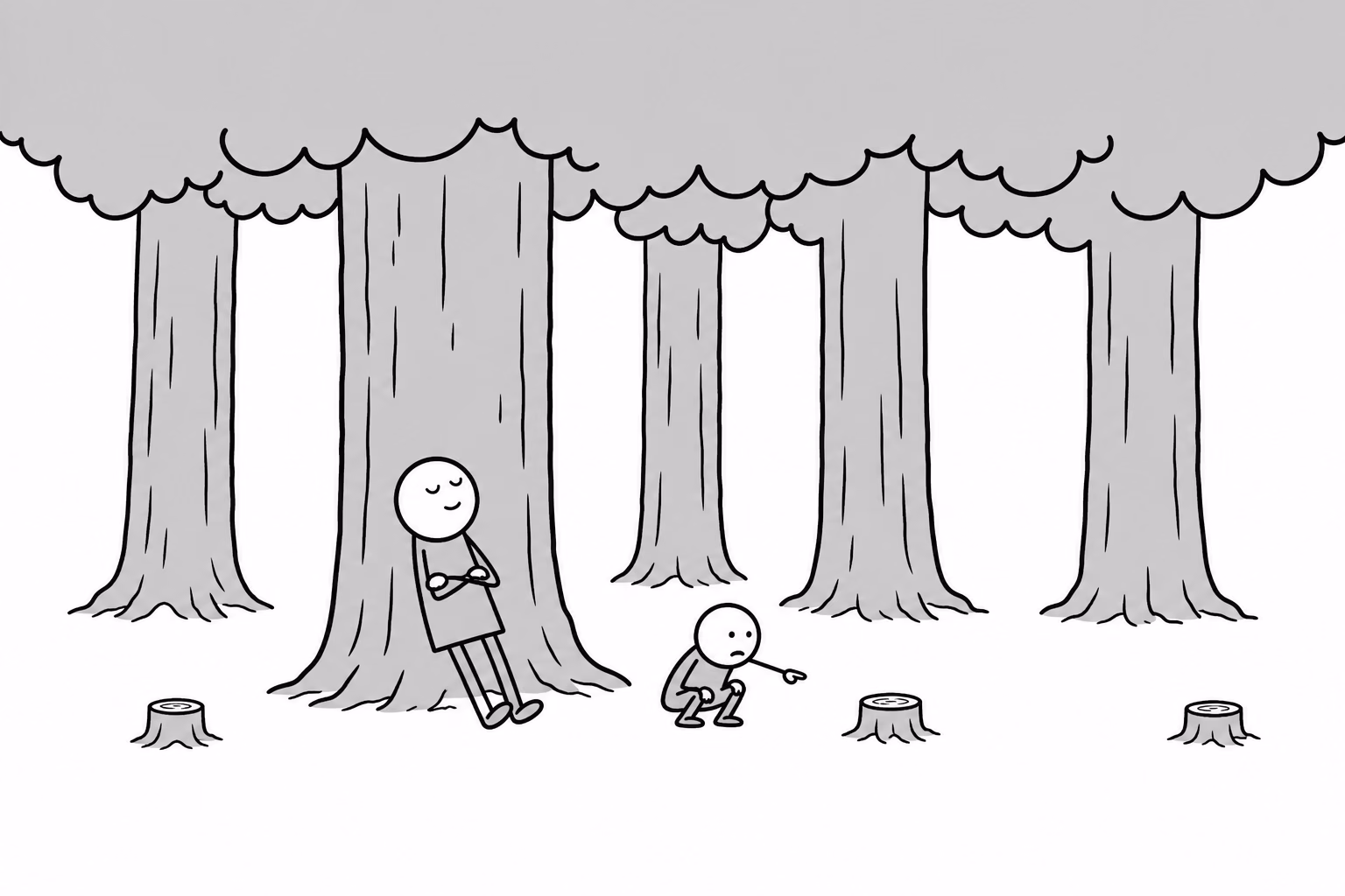 The canopy will stay closed for twenty years. The only evidence of the problem is ankle-high.