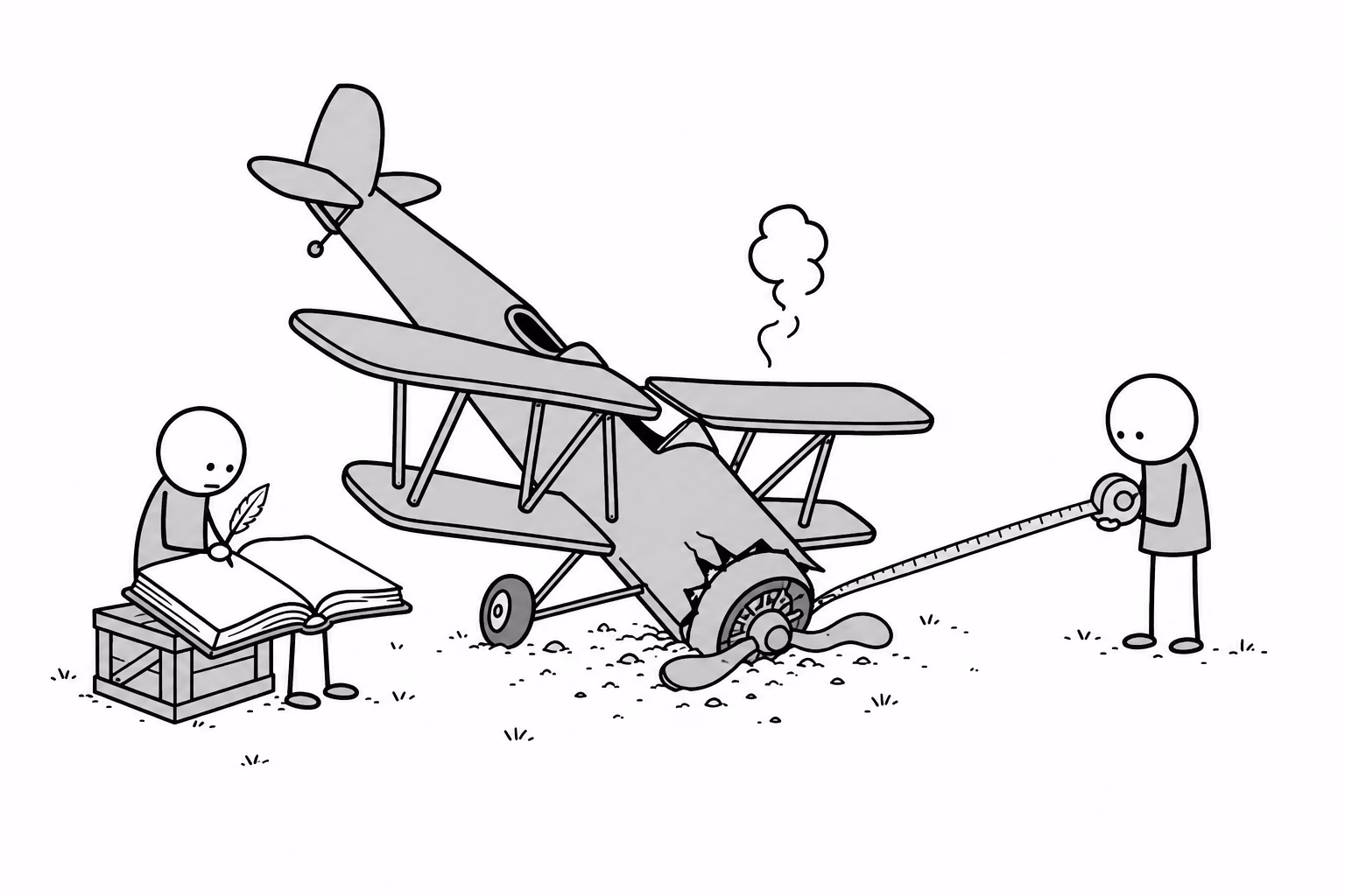 The rulebook is always written second, by someone sitting on a crate next to the reason for it.