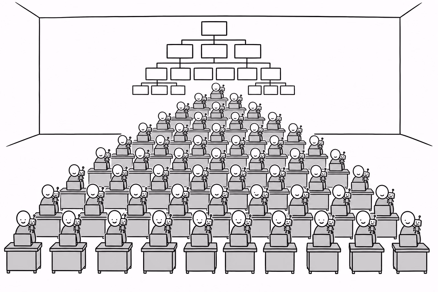 Everyone got the parrot. The pyramid did not move an inch.